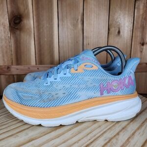 Hoka One One Clifton 9 Shoes Womens Size 7.5 B Running Sneakers Trainers walking